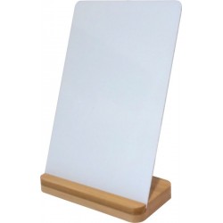 Sublimacijska metalna foto ploča na bambus postolju, 15.2*20.3 cm I SH102