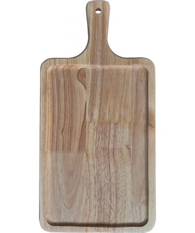 Daska drvena, steak, s ručkom, 40*20*1.5cm I D001